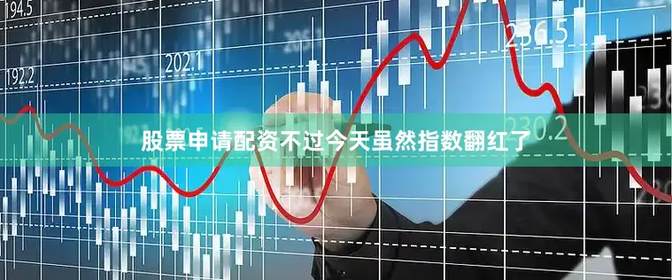 股票申请配资不过今天虽然指数翻红了